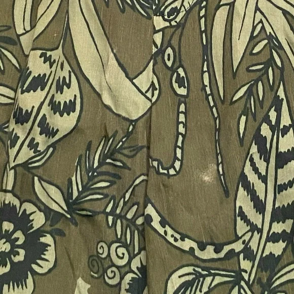 Farm Rio x Anthropologie Floral Print Wide-Leg Women’s Medium - Picture 14 of 16